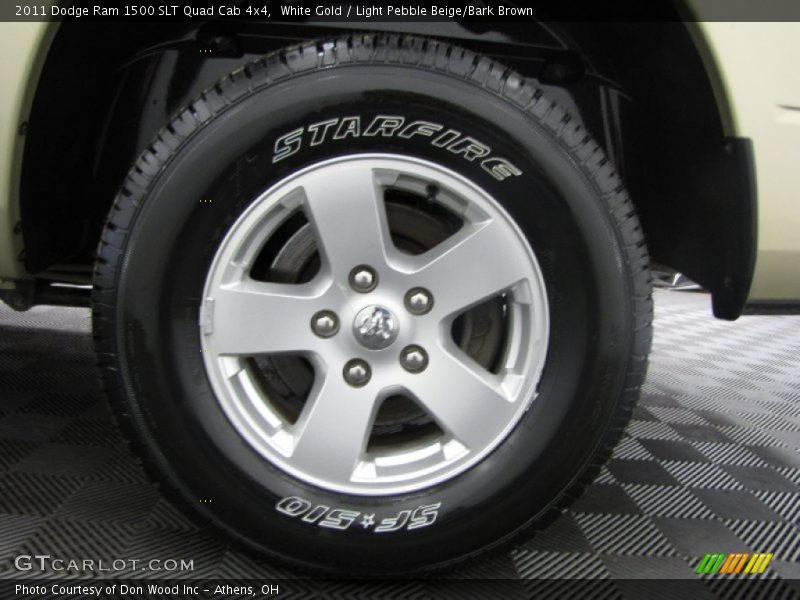 White Gold / Light Pebble Beige/Bark Brown 2011 Dodge Ram 1500 SLT Quad Cab 4x4