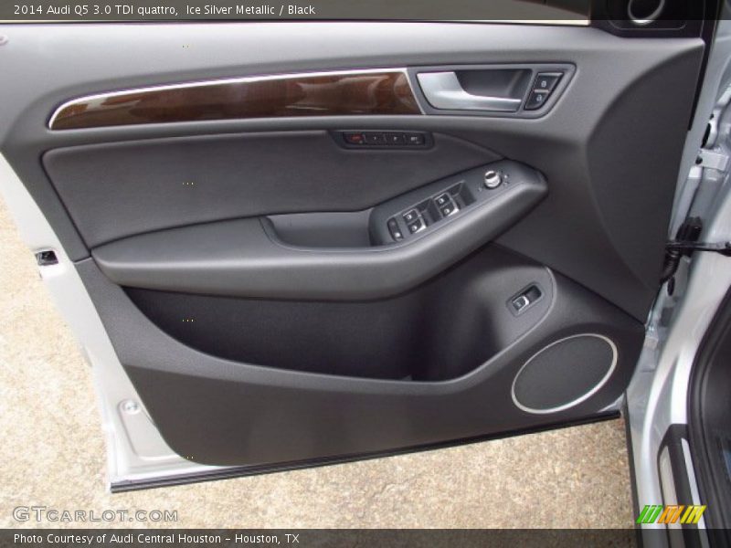 Ice Silver Metallic / Black 2014 Audi Q5 3.0 TDI quattro