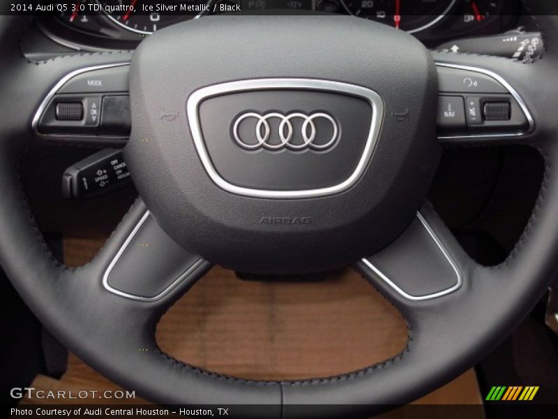 Ice Silver Metallic / Black 2014 Audi Q5 3.0 TDI quattro