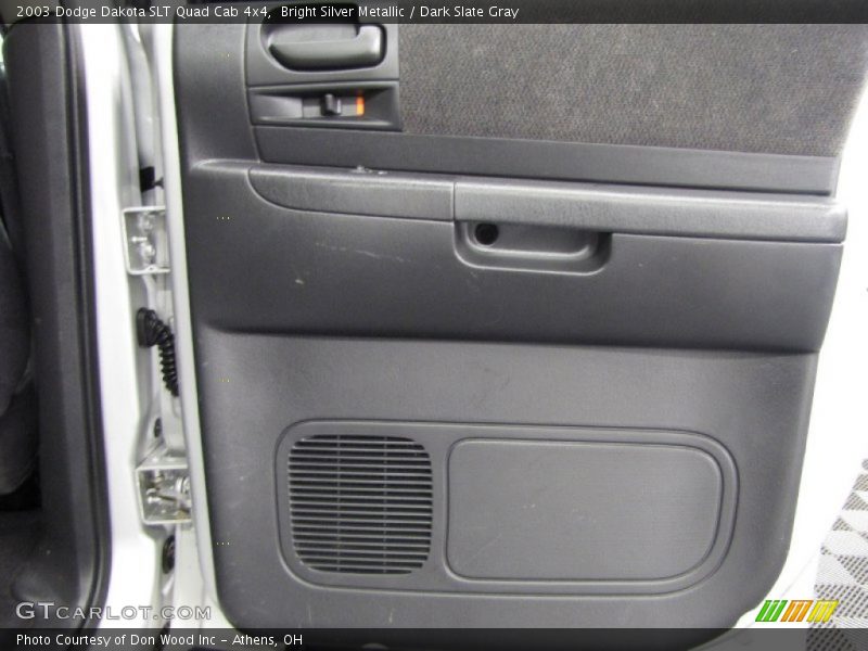 Bright Silver Metallic / Dark Slate Gray 2003 Dodge Dakota SLT Quad Cab 4x4
