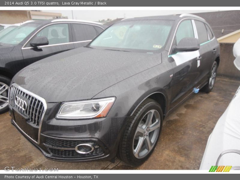 Lava Gray Metallic / Black 2014 Audi Q5 3.0 TFSI quattro