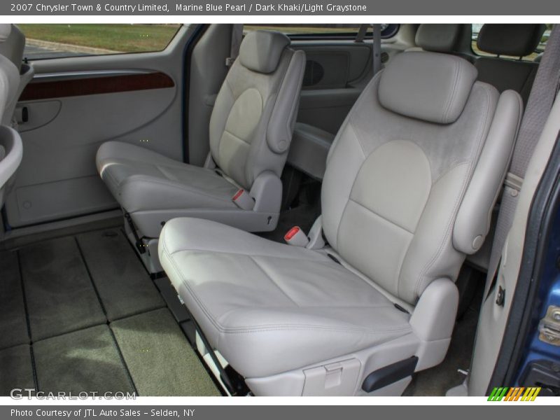 Marine Blue Pearl / Dark Khaki/Light Graystone 2007 Chrysler Town & Country Limited