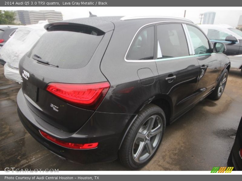 Lava Gray Metallic / Black 2014 Audi Q5 3.0 TFSI quattro