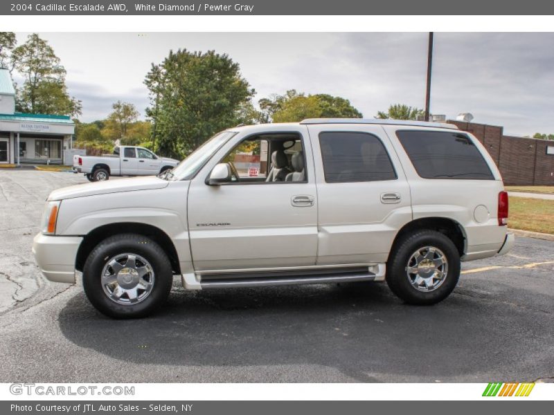White Diamond / Pewter Gray 2004 Cadillac Escalade AWD