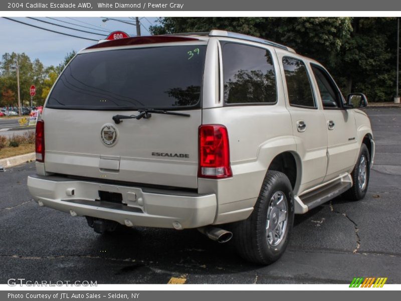 White Diamond / Pewter Gray 2004 Cadillac Escalade AWD