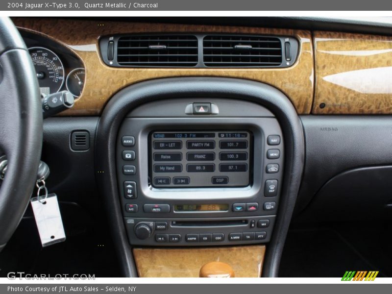 Controls of 2004 X-Type 3.0