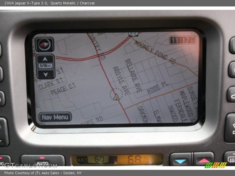 Navigation of 2004 X-Type 3.0