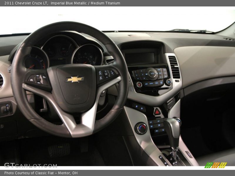 Imperial Blue Metallic / Medium Titanium 2011 Chevrolet Cruze LT