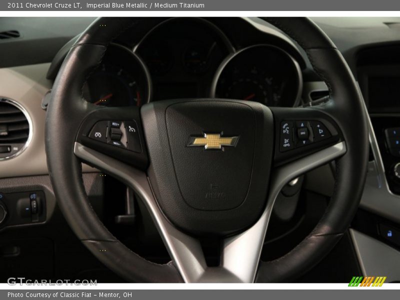 Imperial Blue Metallic / Medium Titanium 2011 Chevrolet Cruze LT