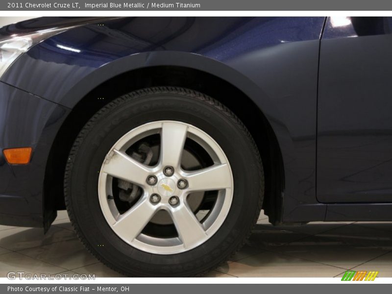 Imperial Blue Metallic / Medium Titanium 2011 Chevrolet Cruze LT