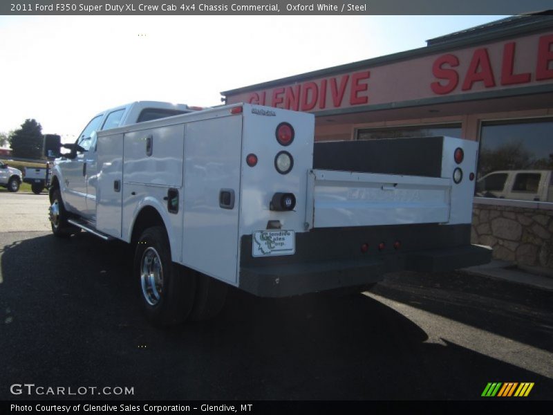 Oxford White / Steel 2011 Ford F350 Super Duty XL Crew Cab 4x4 Chassis Commercial