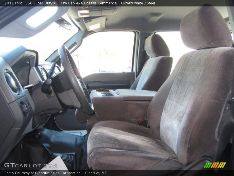 Oxford White / Steel 2011 Ford F350 Super Duty XL Crew Cab 4x4 Chassis Commercial