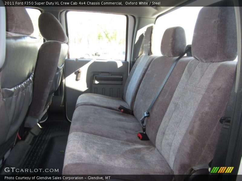Oxford White / Steel 2011 Ford F350 Super Duty XL Crew Cab 4x4 Chassis Commercial
