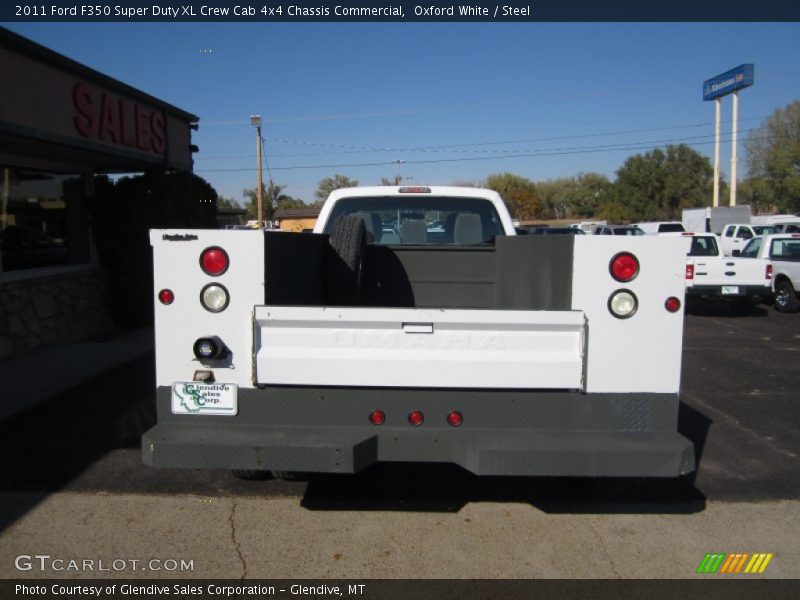 Oxford White / Steel 2011 Ford F350 Super Duty XL Crew Cab 4x4 Chassis Commercial