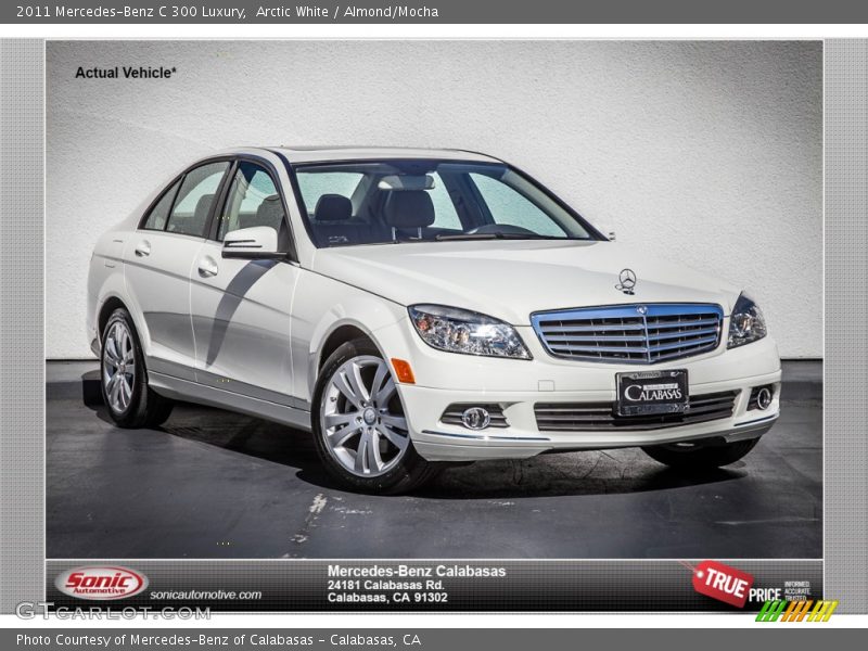 Arctic White / Almond/Mocha 2011 Mercedes-Benz C 300 Luxury