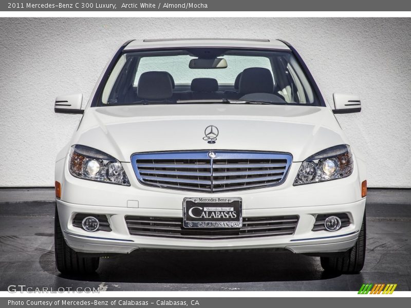 Arctic White / Almond/Mocha 2011 Mercedes-Benz C 300 Luxury