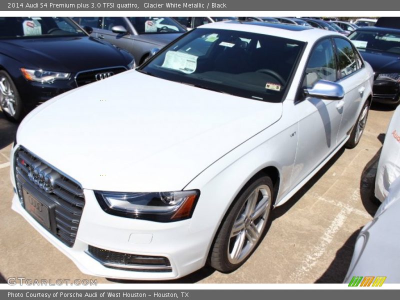 Glacier White Metallic / Black 2014 Audi S4 Premium plus 3.0 TFSI quattro
