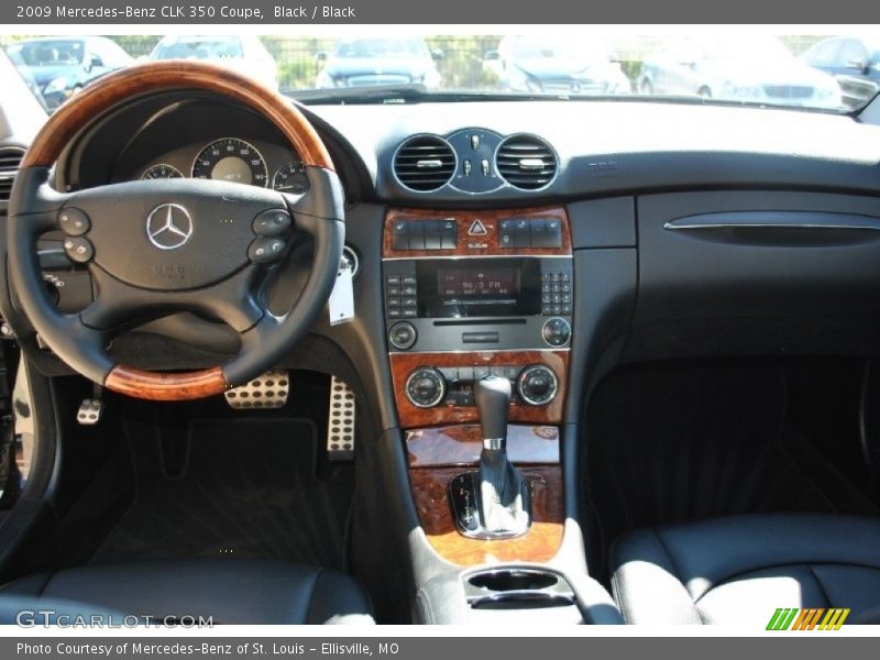 Black / Black 2009 Mercedes-Benz CLK 350 Coupe