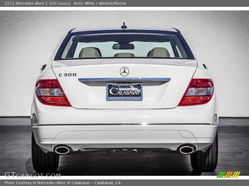 Arctic White / Almond/Mocha 2011 Mercedes-Benz C 300 Luxury