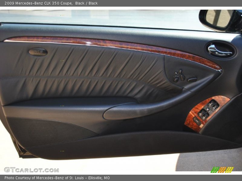 Black / Black 2009 Mercedes-Benz CLK 350 Coupe