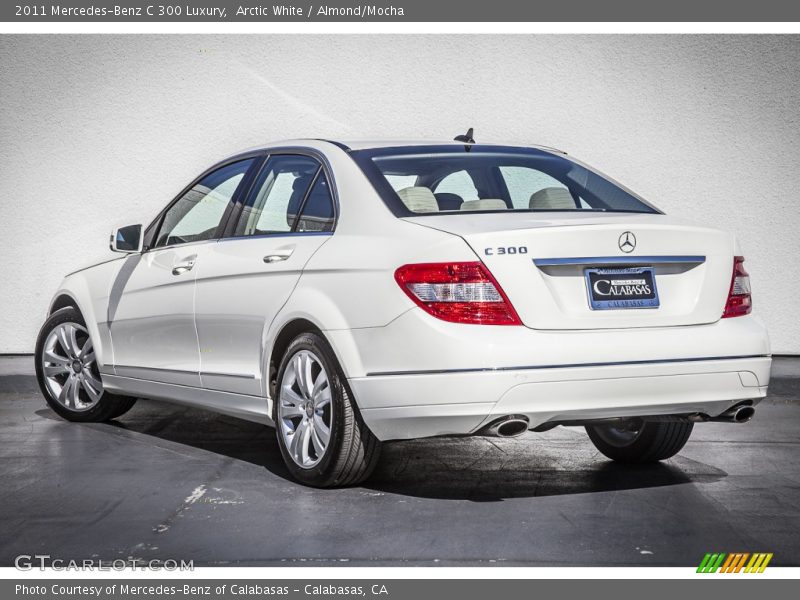 Arctic White / Almond/Mocha 2011 Mercedes-Benz C 300 Luxury
