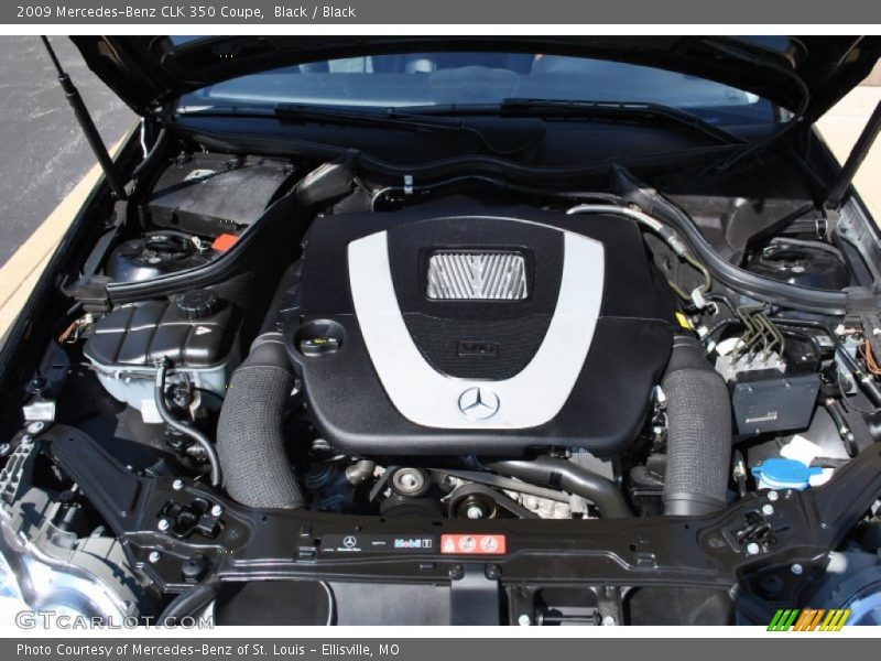 Black / Black 2009 Mercedes-Benz CLK 350 Coupe