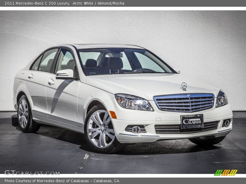 Arctic White / Almond/Mocha 2011 Mercedes-Benz C 300 Luxury