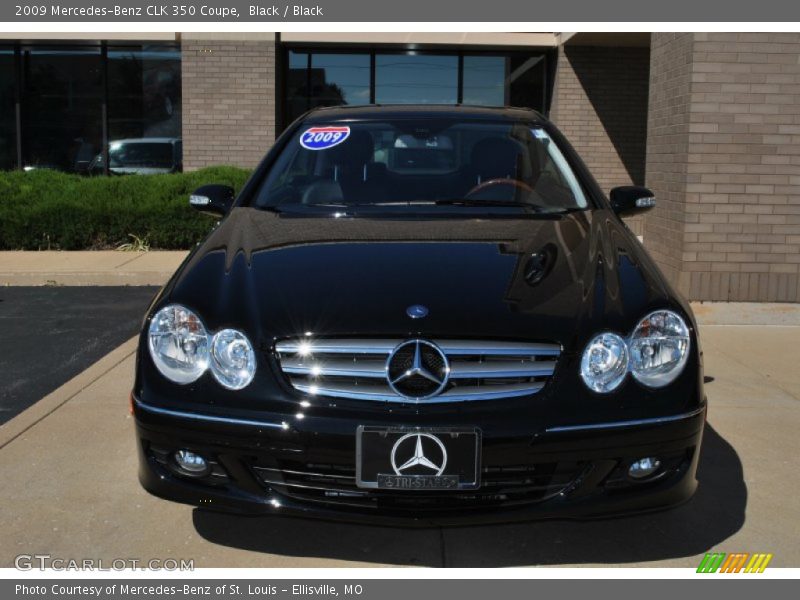 Black / Black 2009 Mercedes-Benz CLK 350 Coupe