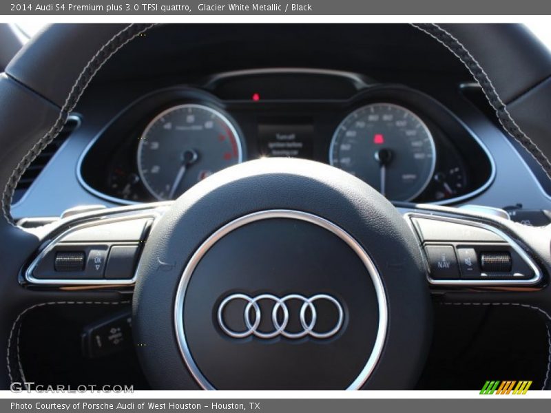 Glacier White Metallic / Black 2014 Audi S4 Premium plus 3.0 TFSI quattro