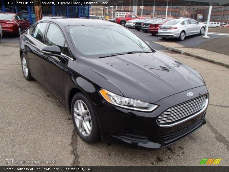 Tuxedo Black / Charcoal Black 2014 Ford Fusion SE EcoBoost