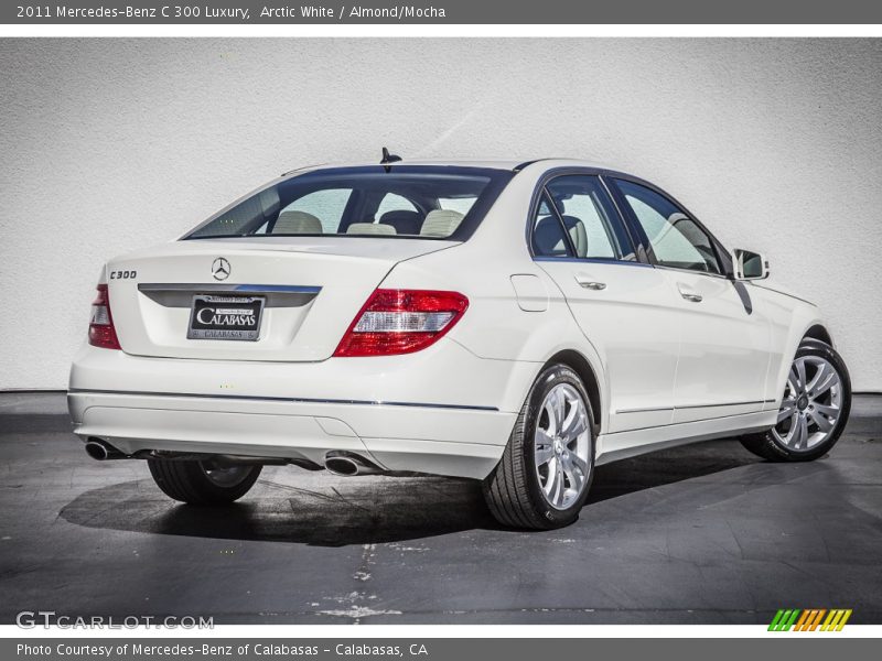 Arctic White / Almond/Mocha 2011 Mercedes-Benz C 300 Luxury