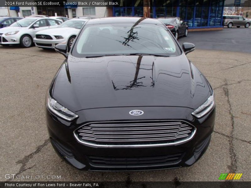 Tuxedo Black / Charcoal Black 2014 Ford Fusion SE EcoBoost