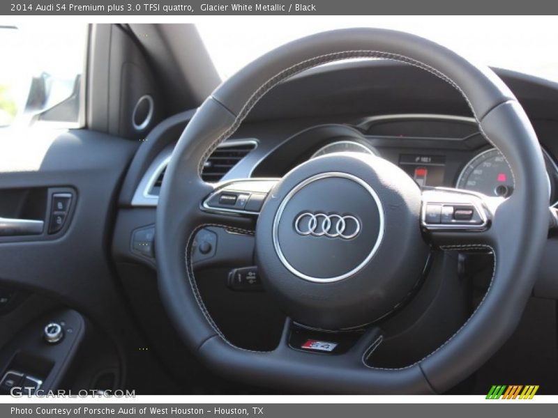 Glacier White Metallic / Black 2014 Audi S4 Premium plus 3.0 TFSI quattro
