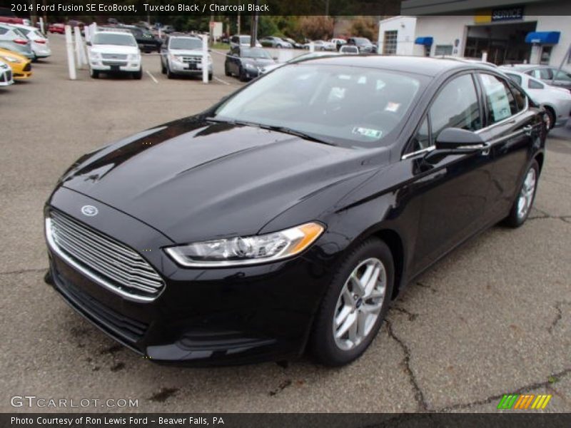 Tuxedo Black / Charcoal Black 2014 Ford Fusion SE EcoBoost
