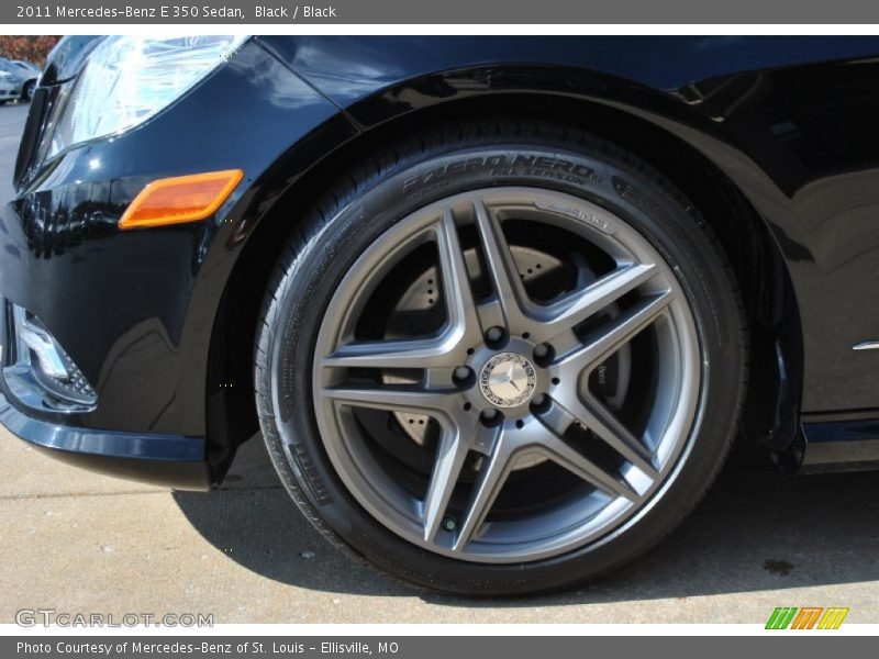Black / Black 2011 Mercedes-Benz E 350 Sedan