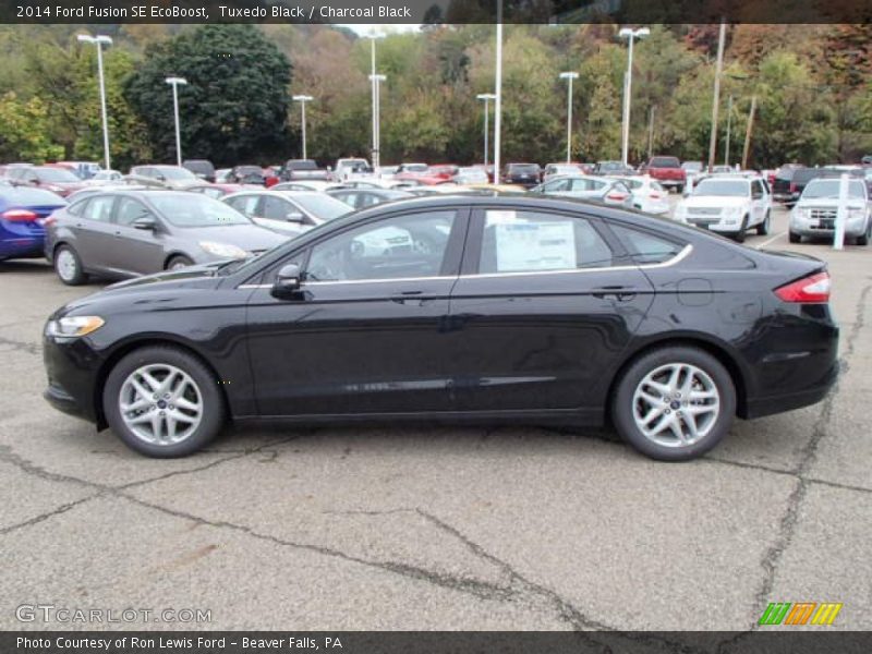Tuxedo Black / Charcoal Black 2014 Ford Fusion SE EcoBoost