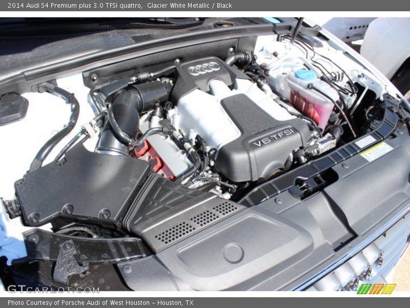Glacier White Metallic / Black 2014 Audi S4 Premium plus 3.0 TFSI quattro