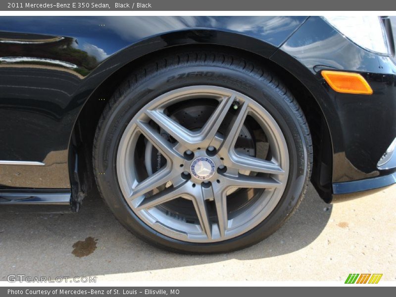 Black / Black 2011 Mercedes-Benz E 350 Sedan