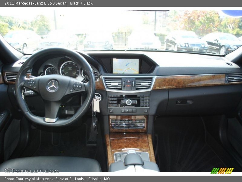 Black / Black 2011 Mercedes-Benz E 350 Sedan