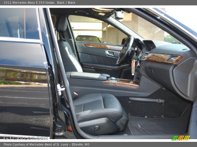 Black / Black 2011 Mercedes-Benz E 350 Sedan