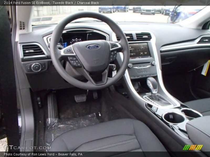 Tuxedo Black / Charcoal Black 2014 Ford Fusion SE EcoBoost