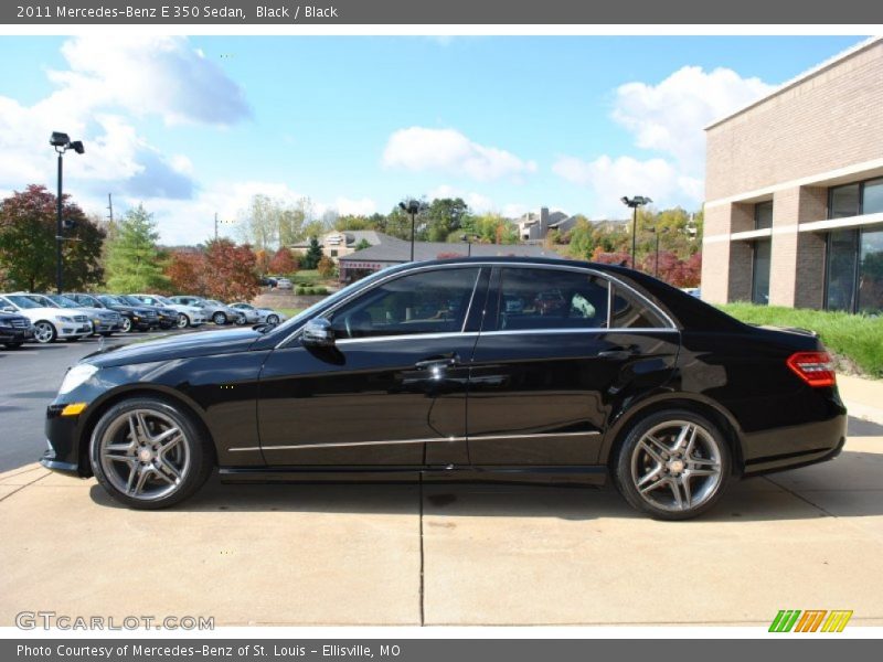 Black / Black 2011 Mercedes-Benz E 350 Sedan