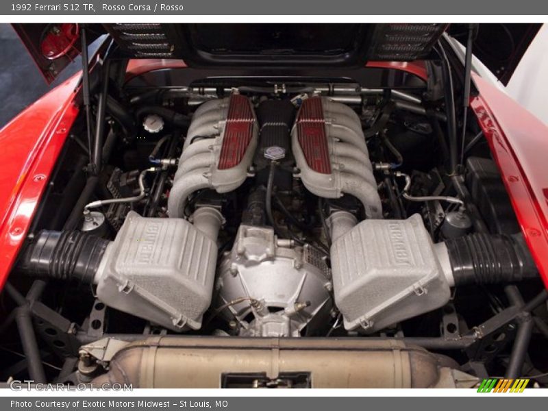  1992 512 TR  Engine - 4.9 Liter DOHC 48-Valve Flat 12 Cylinder