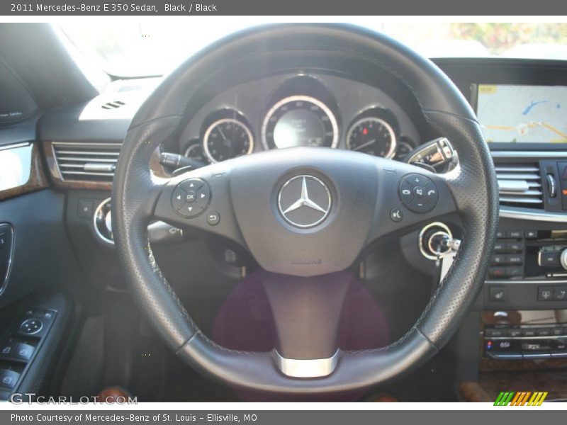 Black / Black 2011 Mercedes-Benz E 350 Sedan
