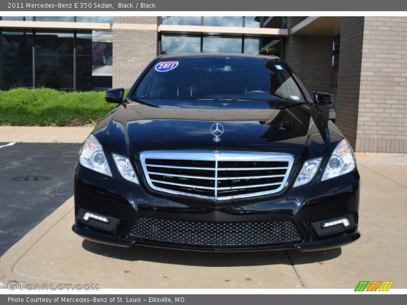 Black / Black 2011 Mercedes-Benz E 350 Sedan
