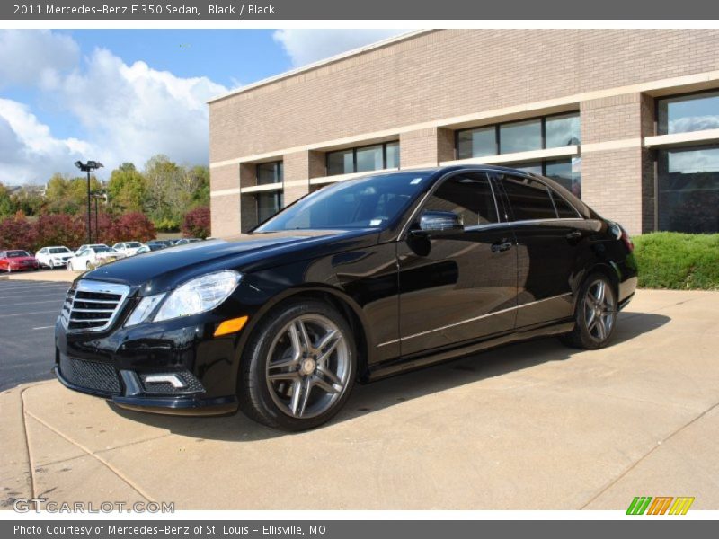 Black / Black 2011 Mercedes-Benz E 350 Sedan