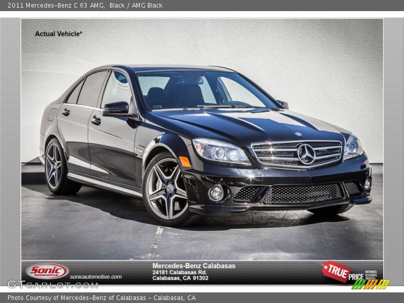 Black / AMG Black 2011 Mercedes-Benz C 63 AMG