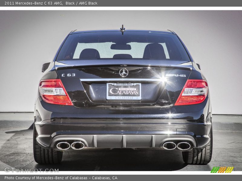 Black / AMG Black 2011 Mercedes-Benz C 63 AMG