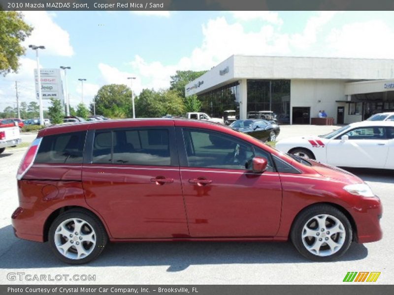 Copper Red Mica / Sand 2010 Mazda MAZDA5 Sport