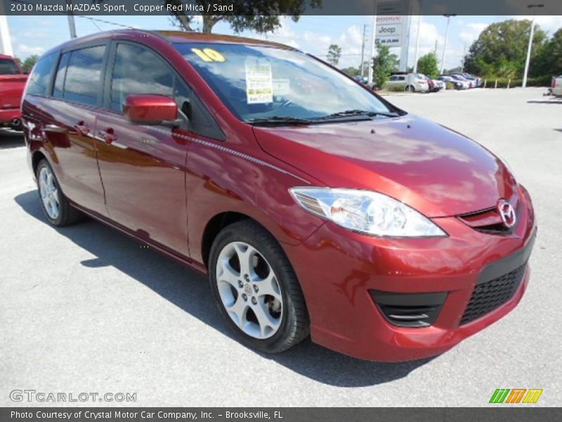 Copper Red Mica / Sand 2010 Mazda MAZDA5 Sport